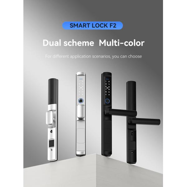 Sliver Digital Door Lock Sliding Door Smart Lock For Modern Office
