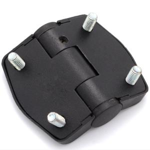 Plastic Butterfly Door Hinges Black Rotate 90 Degrees