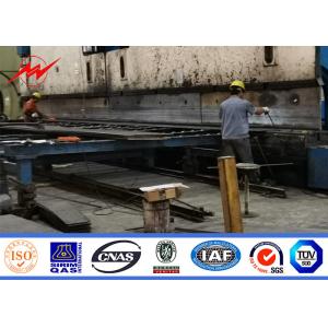 Quality Flange Type Customized 100 Ft Steel Monopole For Communication Distribution for sale