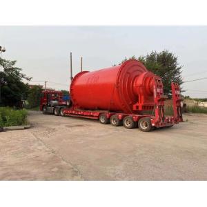 Red Industrial Grinding 7t/H Copper Ball Mill Horizontal Machines For Mining