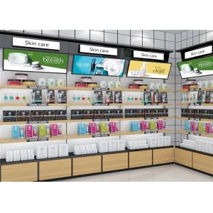 Lipstick Makeup Display Shelves , Beauty Salon Cosmetic Product Display Stands