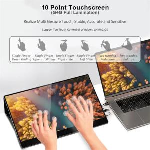 15.6 Inch RGB UHD 4K Touchscreen Portable Monitor For Laptop PS5