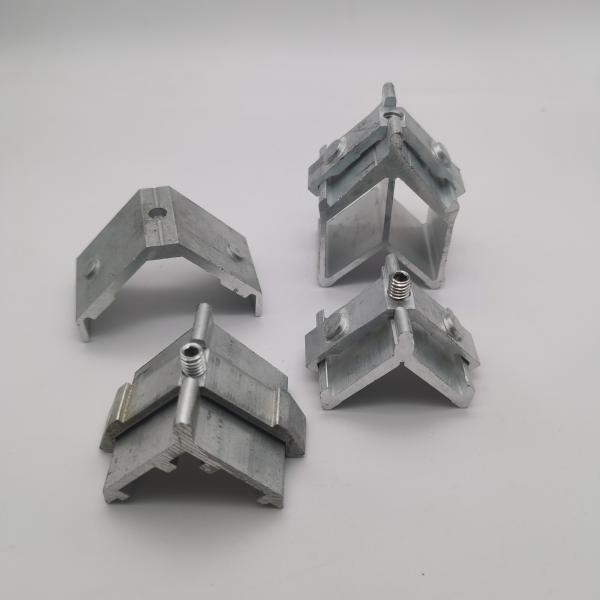 Buy 45° Aluminum Window & Door Connector For Sliding Systems Square Hole Corner Fitting at wholesale prices