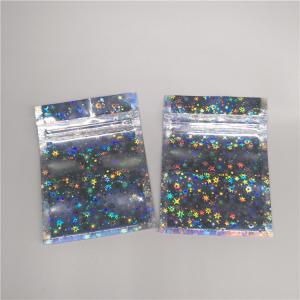 Zipper Powder Foil Packaging Bags Small Size Three Side Seal For Herbal And Tea