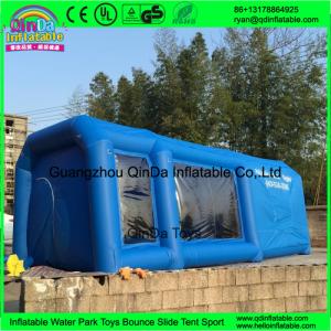 China QinDa inflatable paint booth,inflatable spray booth,inflatable car spray/paint tent for sale on sale