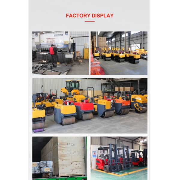 Mini 0.5 Ton Self Propeller Walk Behind Diesel Two Steel Vibratory Road Roller