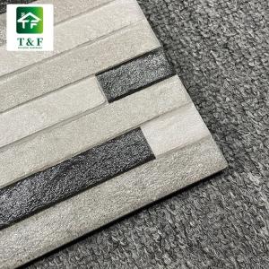 Exterior Glazed Ceramic Tiles 20 X 40 Black Mix White Color