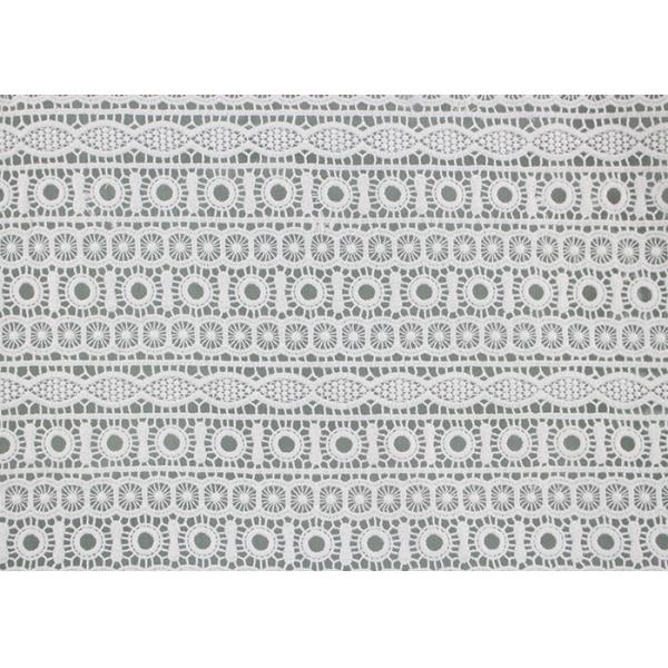Embroidered Guipure Water Soluble Lace Cotton Chemical Lace Fabric For Clothing