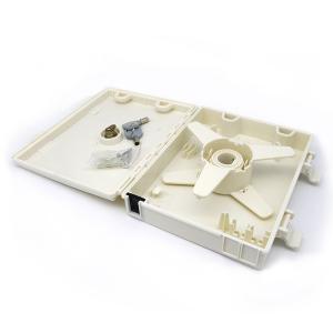 IP65 Outdoor Fiber Optic Splitter Box With SC Fiber Adapter For 2 Cores