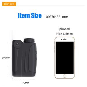 6X Digital Range Finder Camera 1500m Digital Golf Laser Rangefinder