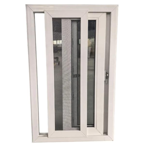 North American Modern Design Pvc Upvc Plastic Sliding Glass Windows
