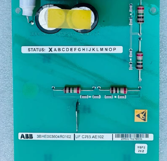 UFC765AE102 3BHE003604R0102 ABB Excitation Control Module IEC 61850 24V DC