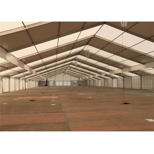 Rain Resistant 20mx50m Clear Span Fabric Structures Large Warehouse