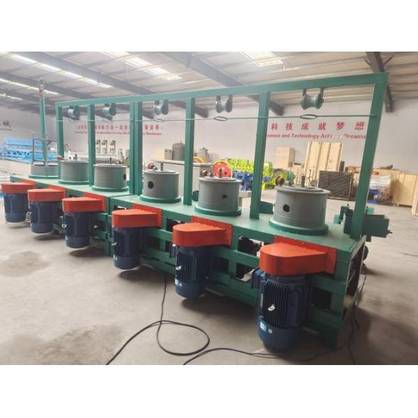 Inlet Wire 6.5mm Plc Steel Wire Drawing Machine Outlet Wire 2.8mm Motor 15kw