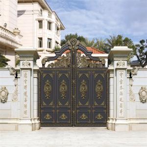 Modern Simplicity Design Custom Aluminum Fence with Sliding Open Style