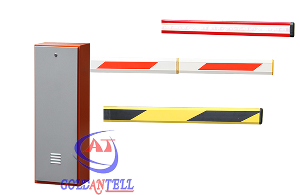 IP54 yellow intelligent expressway car Boom Barrier Gate , CE approval