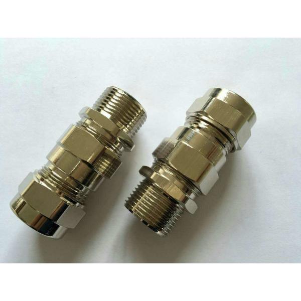 Carbon Steel Explosion Proof Connectors , Male / Female Hazardous Area