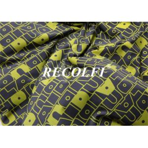 Single Jersey Recycled Polyester Fabric Activewear Yoga Gym Wearing
