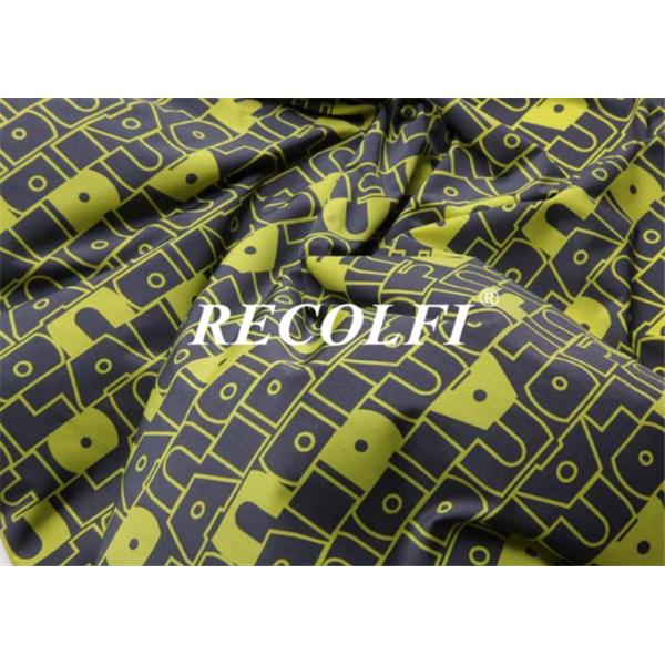 Single Jersey Recycled Polyester Fabric Activewear Yoga Gym Wearing