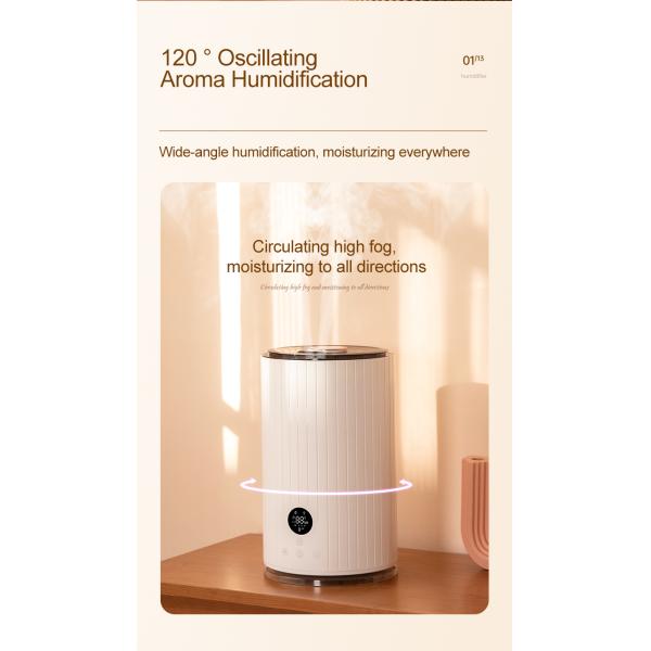 Large Cool-Mist Impeller Humidifier for Bedroom Oem 5L Top Fill Electronic Ultrasonic