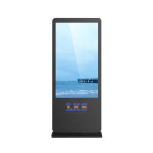 Multimedia Network Free Standing Kiosk With High Bright Monitor For Advertising