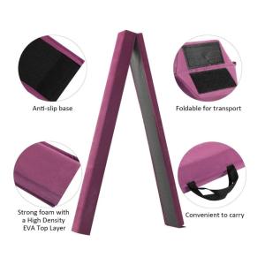 China EVA Top Layer 8FT Nonslip Rubber Bottom Gymnastics Balance Beam on sale