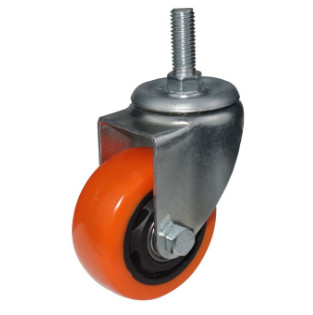 Buy 3 inch stem casters PU wheels stem mount casters at wholesale prices