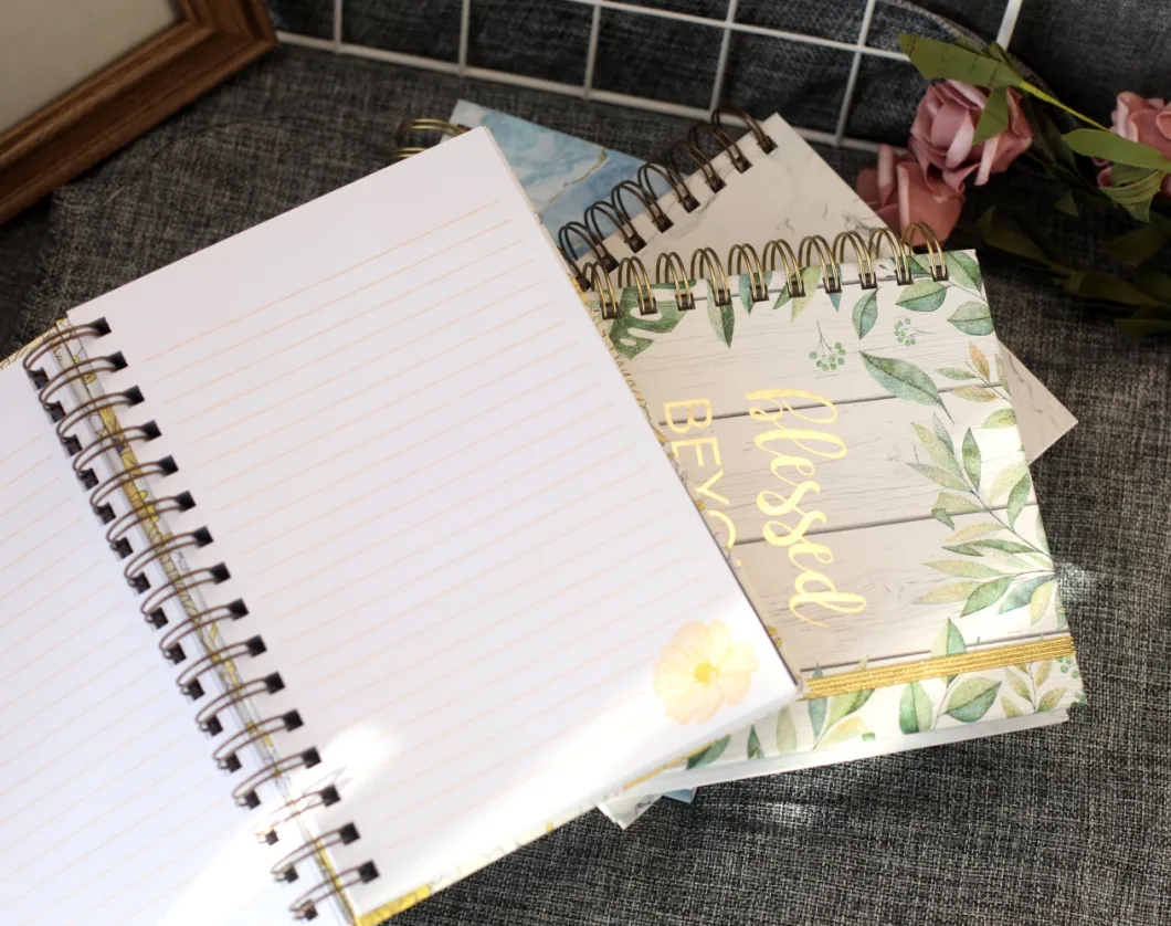 OPP Agenda Organizer Planner Notebook Laminated Spiral Bound OPP 8 Inches X 9.5 Inches