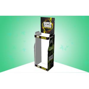 Easy Assembly Cardboard Display Stands Caser Stacker Display With Two Shelves