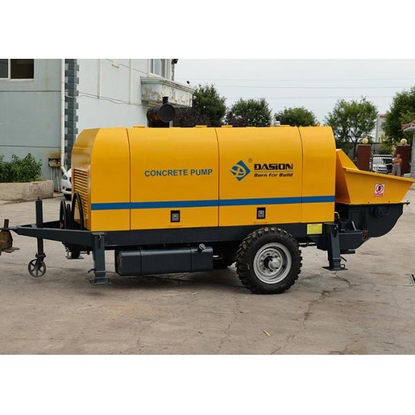 Buy High Pressure Diesel Concrete Trailer Pump Static Cement Pumping Machine at wholesale prices