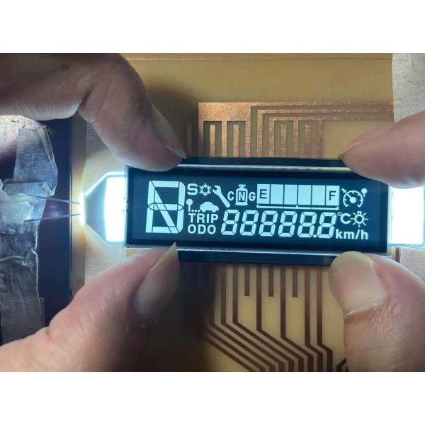 Buy 7 Segment LCM Display Monochrome Transimissive Lcd Module Transparent Character at wholesale prices