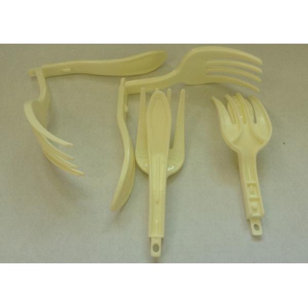 Buy Disposable folding plastic fork Instant noodles, fruit fork disposable plastic fork plastic folding fork at wholesale prices