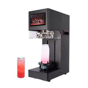 Quality 2025 New Touch Screen Intelligent PET/Aluminum Can Sealing Machine High Efficiency Canning Machine for Bubble Tea Shop for Sale for sale
