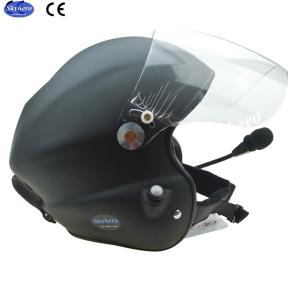 New colour Matt black Noise cancel paramotor helmet with goprobase professional