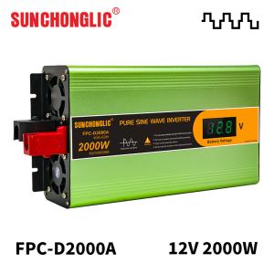 2000w Pure Sine Wave Inverter Home Use Inverter Input Dc 12v To Ac 220v Output