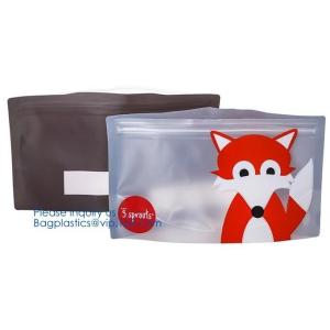 Biodegradable Portable Bottle Shape Transparent Self-sealing Bag Cookies Snacks