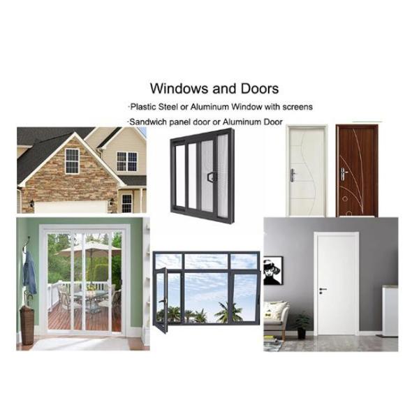 Construction Of Good Appearance Design Light Gauge Steel Frame Prefab House Villa Light Steel Framing Structure