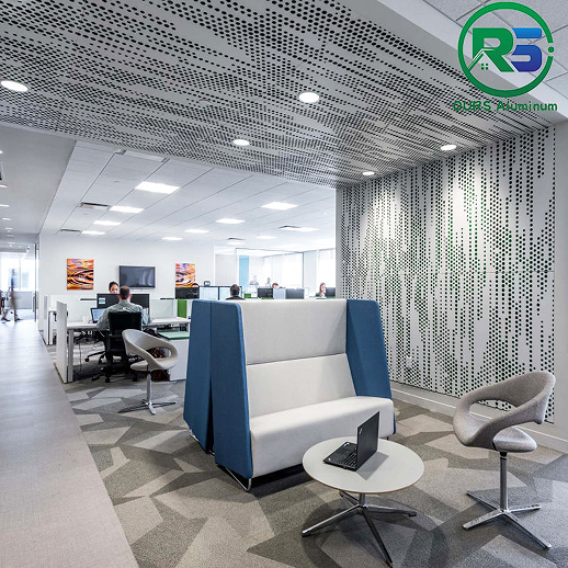 Artistic Aluminum laser cutting Aluminum Perforated Panels CNC Carved Exterior PVDF Coating