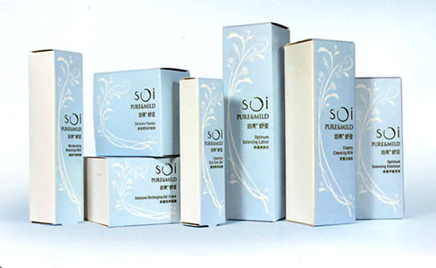 Buy Fade Resistant Cosmetics Printing CMYK Foil Stamped Boxes Wholesale at wholesale prices