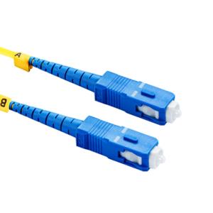 SC-LC 9m Armored Fiber Optic Cable Duplex Core Armoured Lan Cable