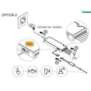 240V Under Cabinet LED Driver