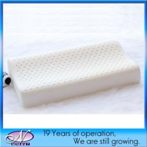 48*28*7/9cm Woven Fabric Talalay Latex Wave Pillow for Soft and Supportive Sleep