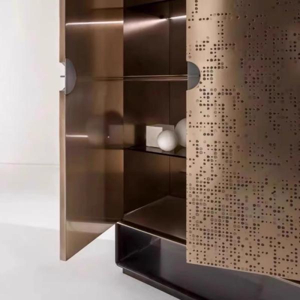 Hotel Italian Wine Cabinet Sideboard Custom Dining Cabinet