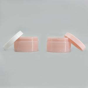 200ml 250ml Pink Body Cosmetic PET Plastic Jars