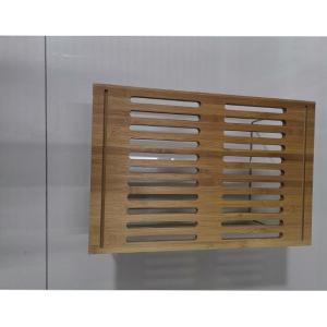 Natural Bamboo Free Standing Shelf Stackable Kitchen Cabinet Organizer