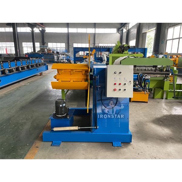 5 ton 500mm width hydraulic decoiler Galvanized steel or PPGI 15 working days