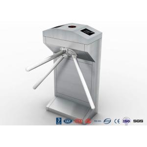 Professional Access Control Tripod Turnstile Rotating Steel CE Certification