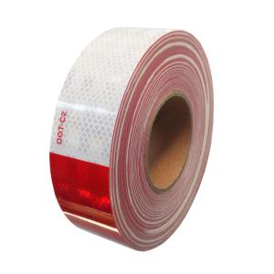 Quality Automotive Night Infrared Honeycomb Reflective Tape Red And Silver for sale