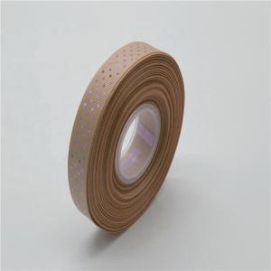 High Quality foil personalised printed ribbon silver Dots Polyester For Gift