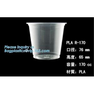 reusable plastic coffee cups made by 100% compostable materials,12oz PLA-lined